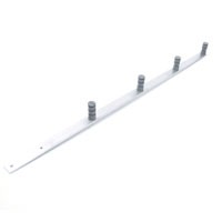 Haste de aluminio com 4 ou 6 Isoladores tipo " M ".